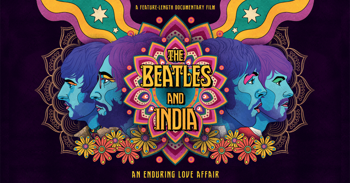 Beatles and India Poster